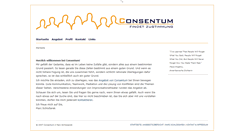 Desktop Screenshot of consentum.de