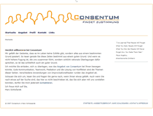 Tablet Screenshot of consentum.de